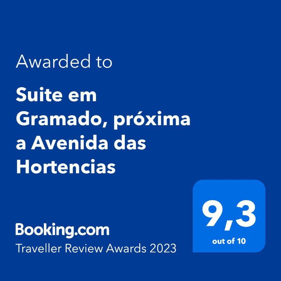 Suite Em Gramado, Proxima A Avenida Das Hortencias エクステリア 写真